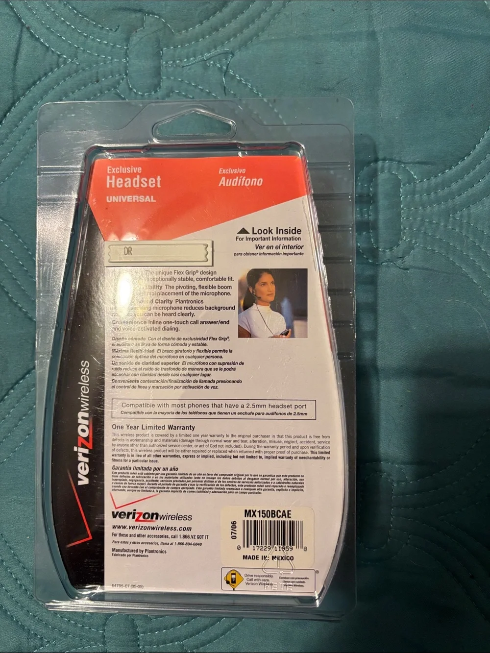 Plantronics Black Universal 2.5mm Jack Headset